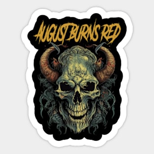 AUGUST BURNS RED MERCH VTG Sticker